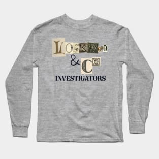 Lockwood & Co: Investigators - Cutout Letter Long Sleeve T-Shirt